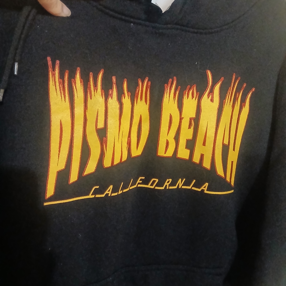Pismo Beach California Black Hoodie